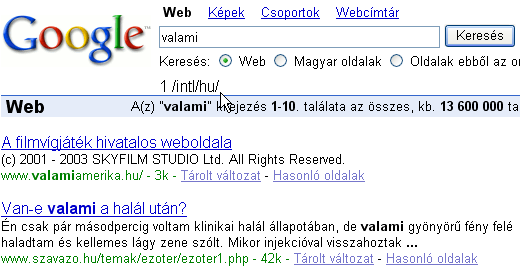 google hiba