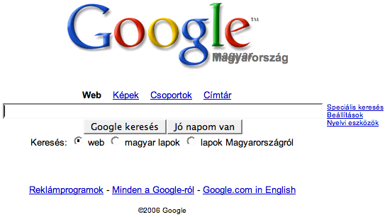 Google hiba: Magyar-magyarország