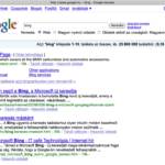 Google.hu mutatja a bing kulcsszóra