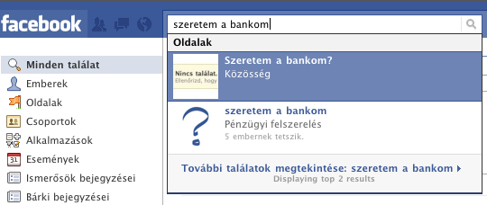 Szeretem a bankom - Facebook találatok, márc. 18.